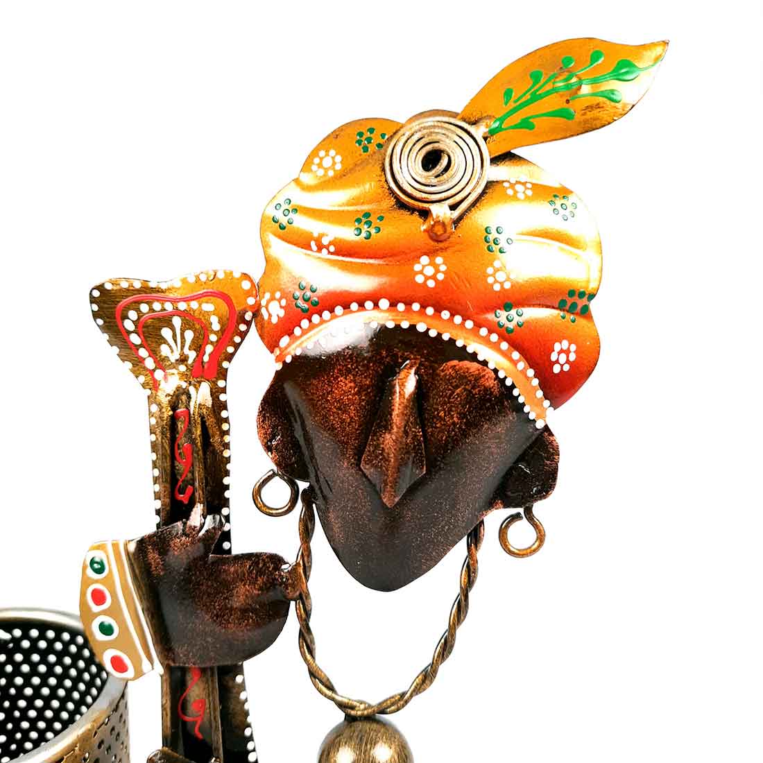 Pen Holder - Krishna Design | Multipurpose Holder Dining Table, Kitchen | Pen Stand - For Office Desk, Study Table Decor - 10 Inch - Image 7