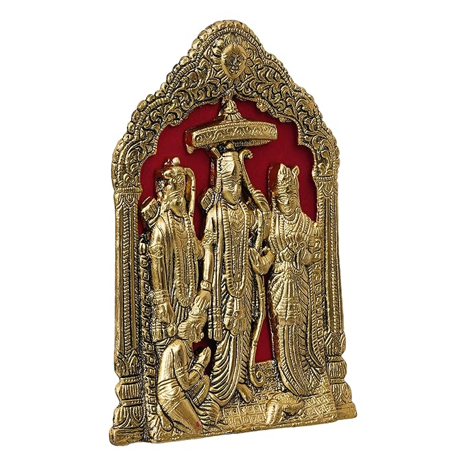 Shree Ram Lalla Ayodhya Mandir Murti – Black & Golden Idol for Car Dashboard, Home Temple, Office & Diwali Pooja | Ramlalla Temple Statue for Worship & Gifting (8.9 × 15.2 × 15.2 cm) - Image 4