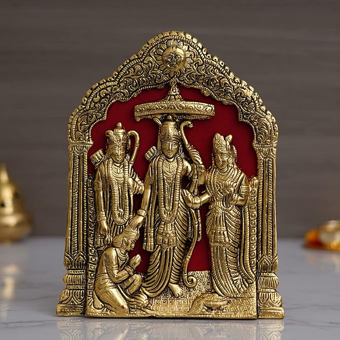 Shree Ram Lalla Ayodhya Mandir Murti – Black & Golden Idol for Car Dashboard, Home Temple, Office & Diwali Pooja | Ramlalla Temple Statue for Worship & Gifting (8.9 × 15.2 × 15.2 cm) - Image 5