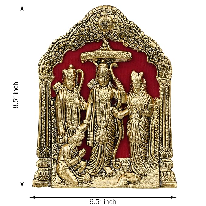 Shree Ram Lalla Ayodhya Mandir Murti – Black & Golden Idol for Car Dashboard, Home Temple, Office & Diwali Pooja | Ramlalla Temple Statue for Worship & Gifting (8.9 × 15.2 × 15.2 cm) - Image 3