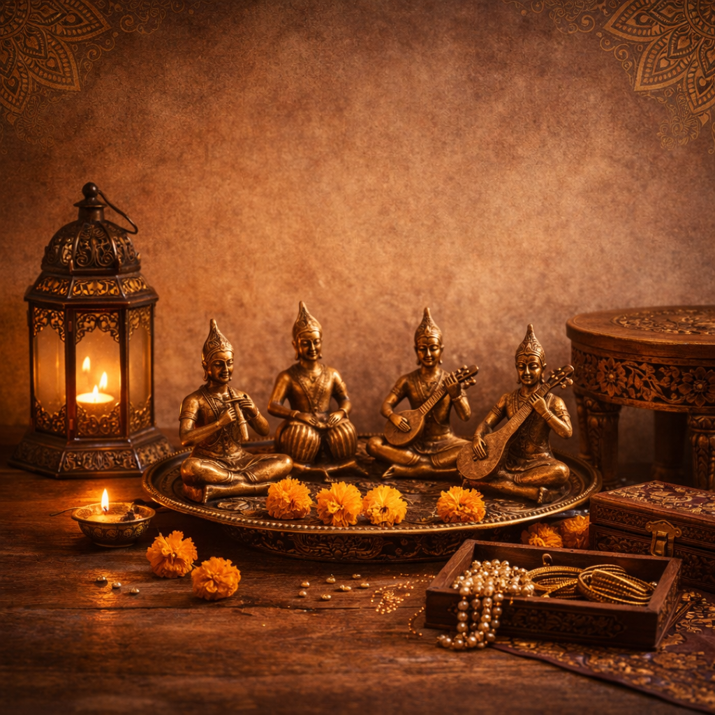 Indian handicrafts metal sculptures wooden decor handmade products for home decoration