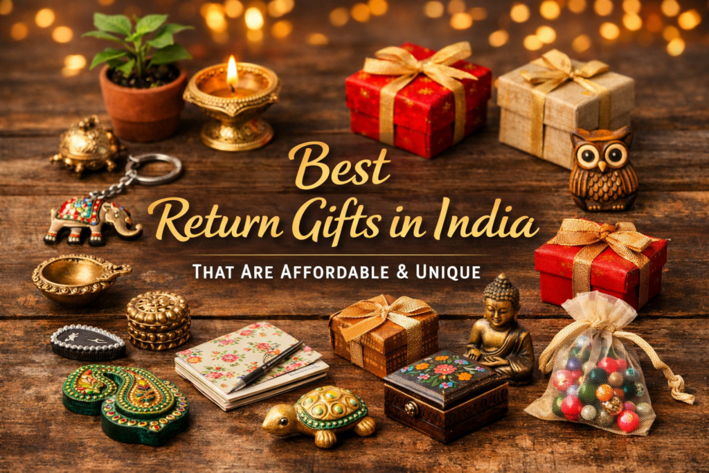 Affordable and unique return gifts in India for weddings and special occasions